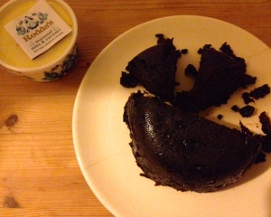 Dessert: Christmas Pudding  a la Toby's Mum with Clotted Cream